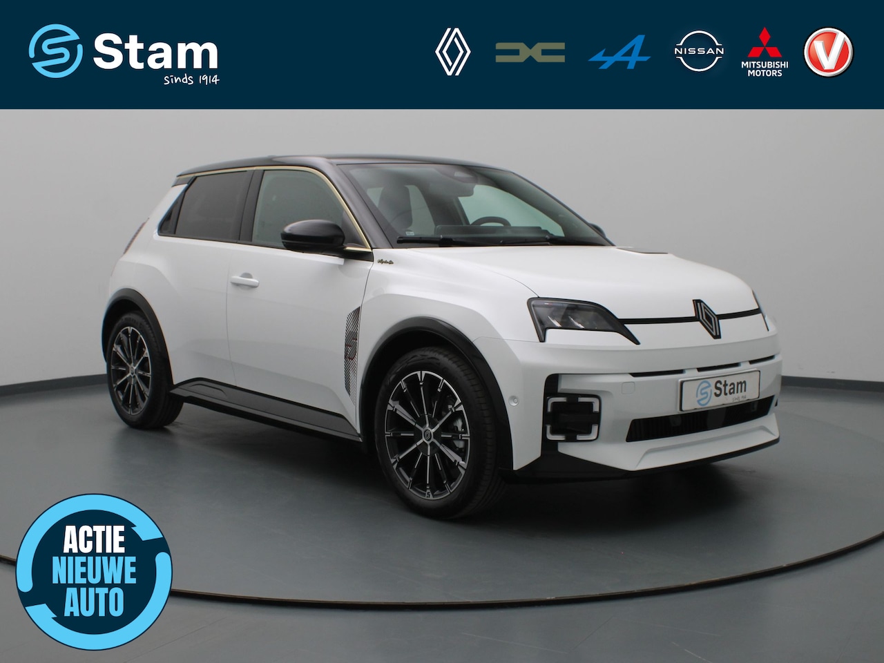 Renault 5 - Comfort range iconic 52 kWh "Signature Stam" Apple Carplay/Android Auto | Climate - AutoWereld.nl