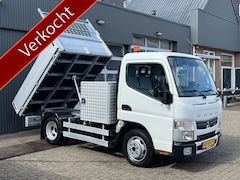 Fuso Canter - 3S13 Kipper Openlaadbak Pick-up Airco 3-Persoons Achterruitrij camera Lier Gereedschapskis