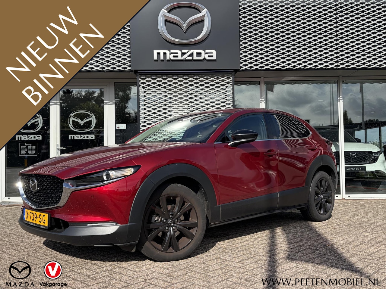 Mazda CX-30 - 2.0 e-SkyActiv-G M Hybrid Homura | 360 CAMERA | STOELVERWARMING | BOSE| ELEK. ACHTERKLEP | - AutoWereld.nl