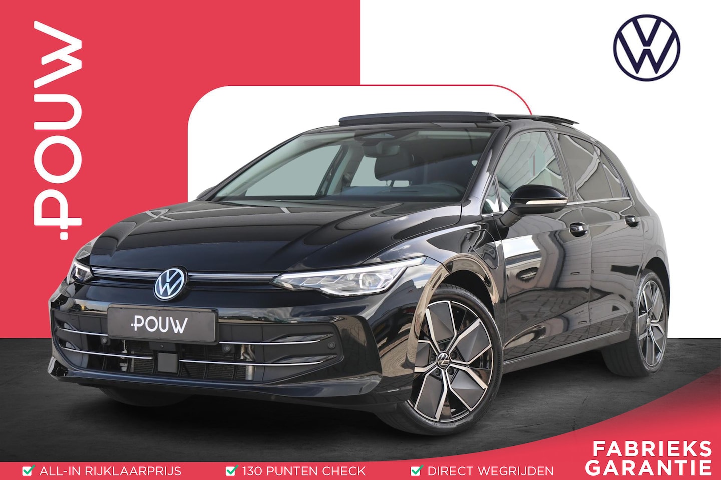 Volkswagen Golf - 1.5 eHybrid 204pk Style | Panoramadak | Stoelverwarming | Head-up Display | 360 Camera | - AutoWereld.nl