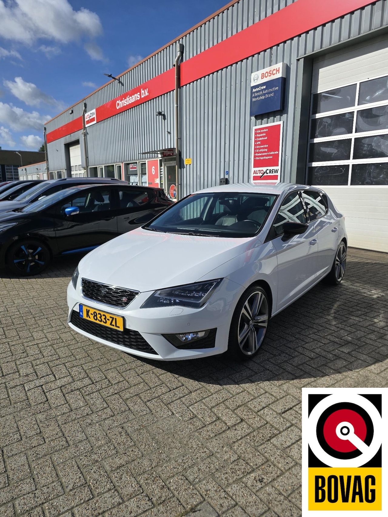 SEAT Leon - 1.4 TSI ACT FR Dynamic Parelmoer wit - AutoWereld.nl