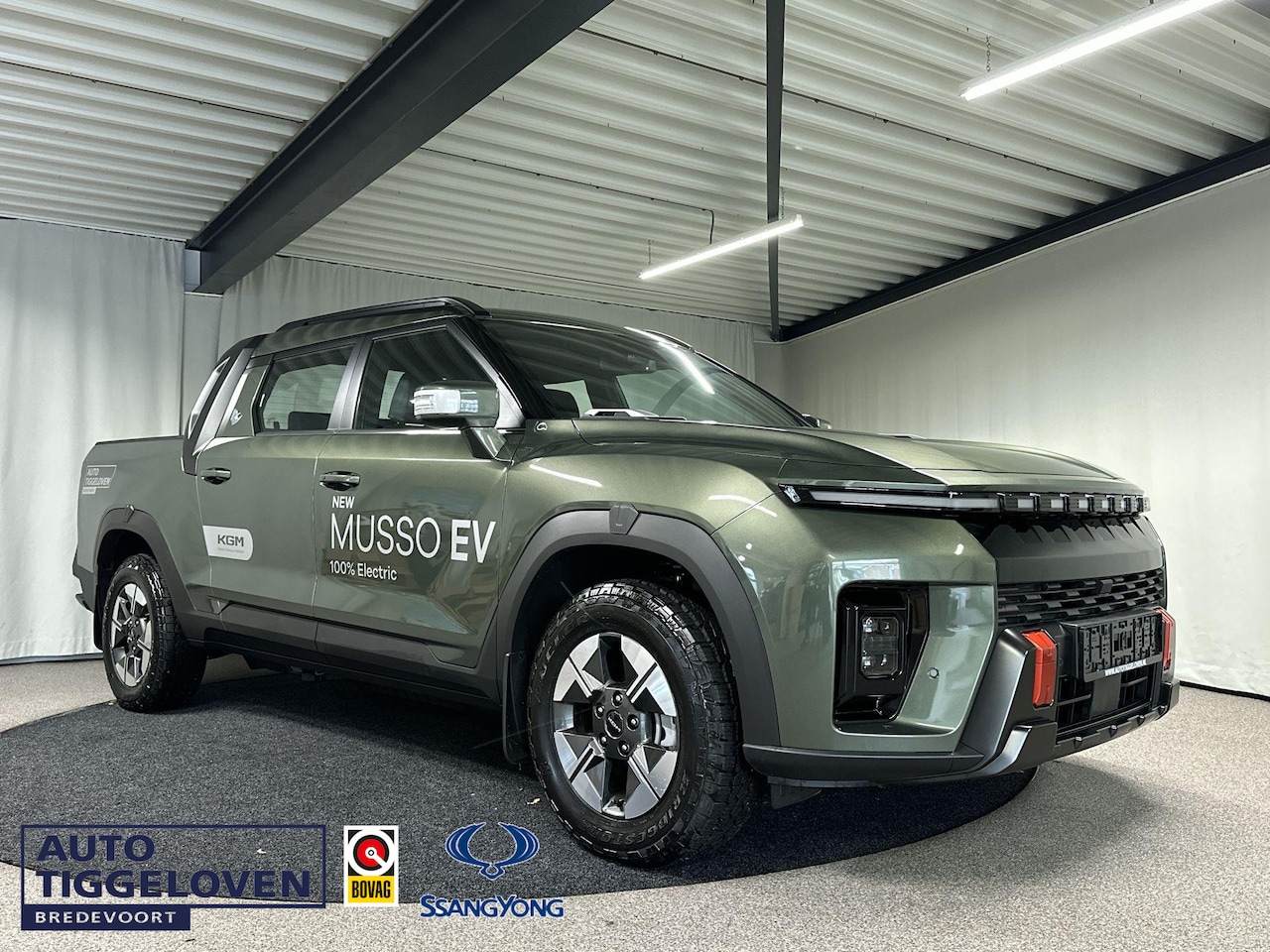 KGM Musso EV - BEV 81kWh Platinum 4WD Automaat | Leder | 2300KG Trekgewicht - AutoWereld.nl