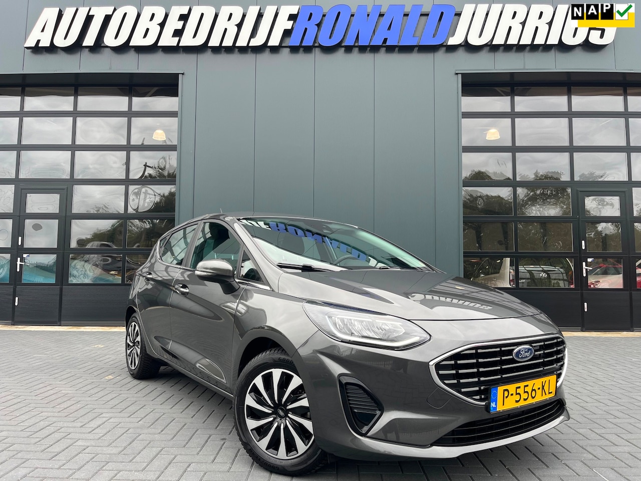 Ford Fiesta - 1.0 EcoBoost Hybrid Titanium NL.Auto/Carplay/Climatronic/Full Led/1Ste Eigenaar/Dealer ond - AutoWereld.nl