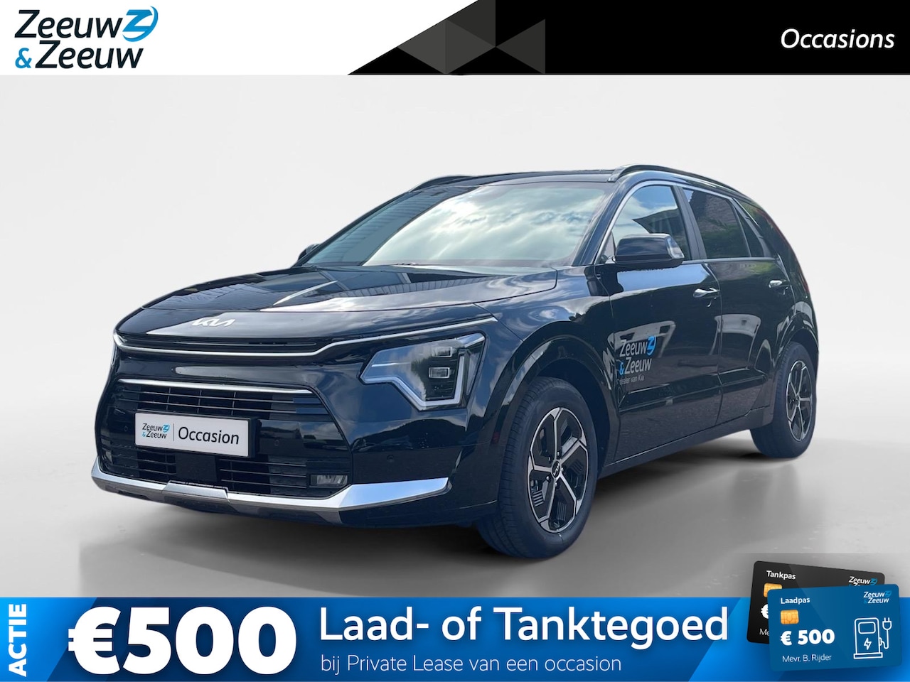 Kia Niro - 1.6 GDi Hybrid DynamicPlusLine | Navigatie | Climate control | Leren bekleding | Stoel +St - AutoWereld.nl