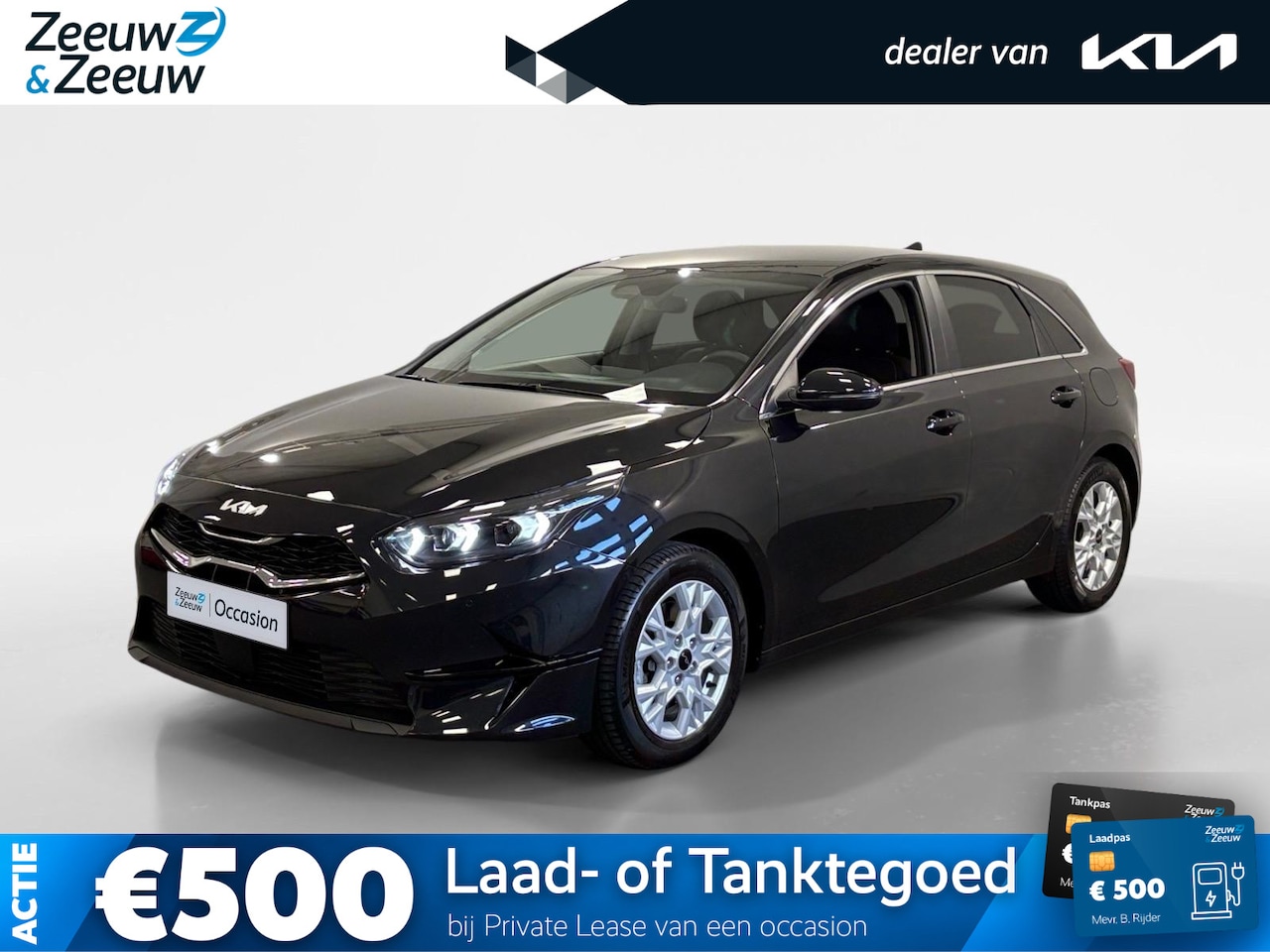 Kia Cee'd - Ceed 1.0 T-GDi DynamicPlusLine | Stoel/Stuurverwarming | Half Leder | Keyless Entry | Navi - AutoWereld.nl