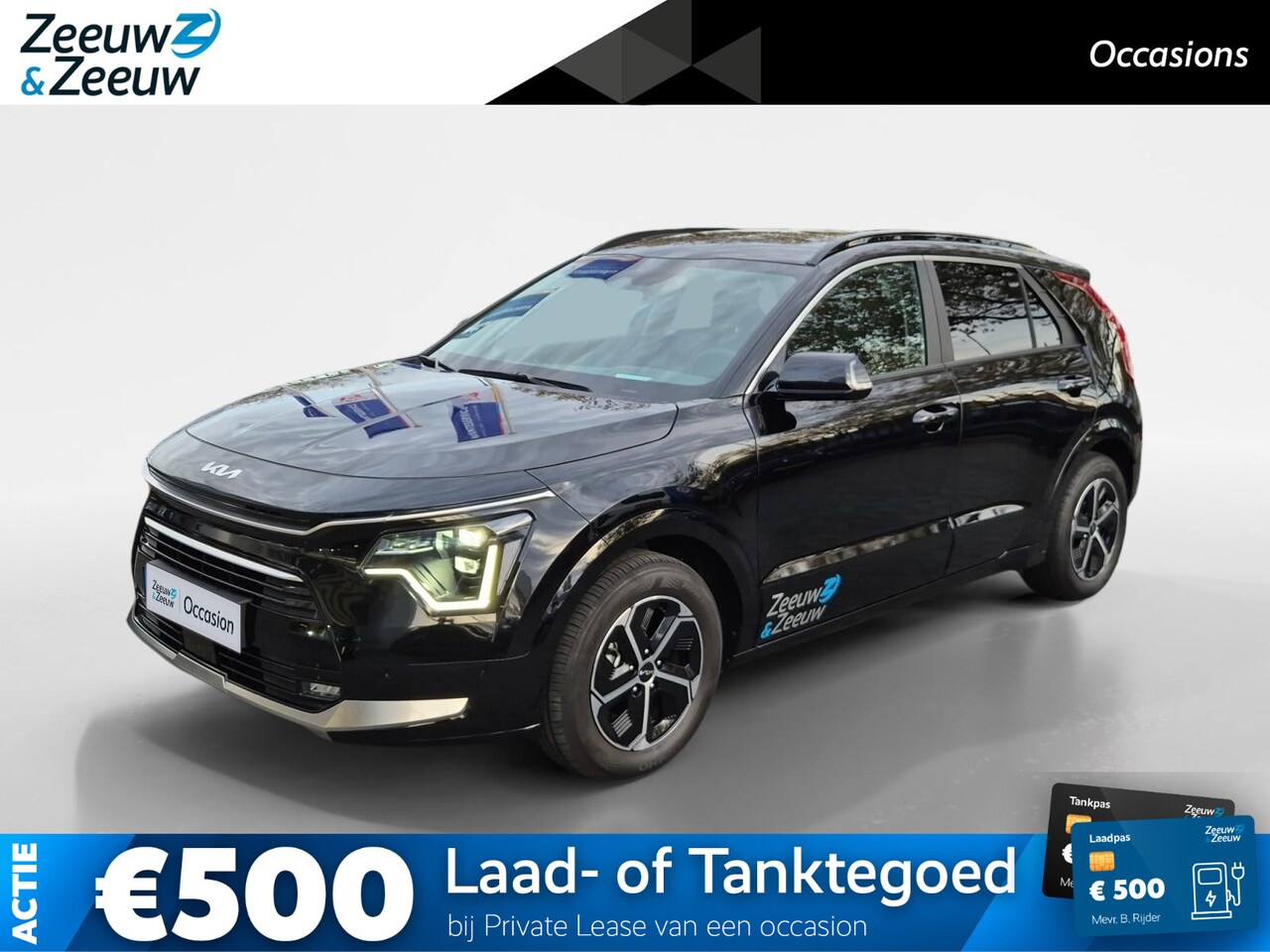 Kia Niro - 1.6 GDi Hybrid DynamicPlusLine | Climate Control | Navigatie | Open Dak | Leer | Stoelverw - AutoWereld.nl