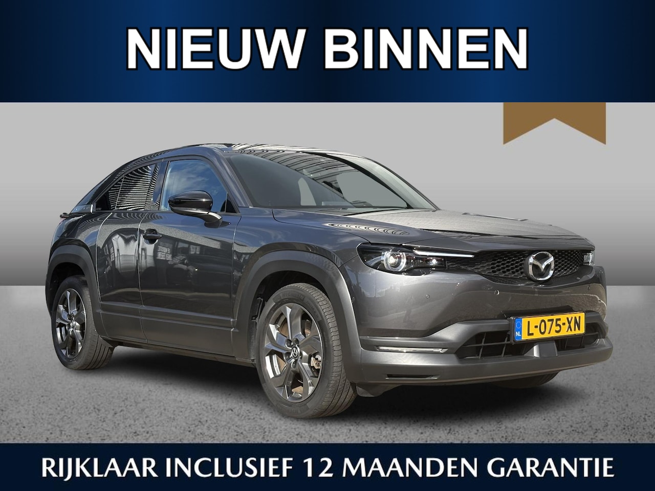 Mazda MX-30 - e-SkyActiv 145 Luxury 36 kWh /SOH 92%/Schuif-kanteldak/360CAM/Carplay/Dealeronderhouden/ - AutoWereld.nl