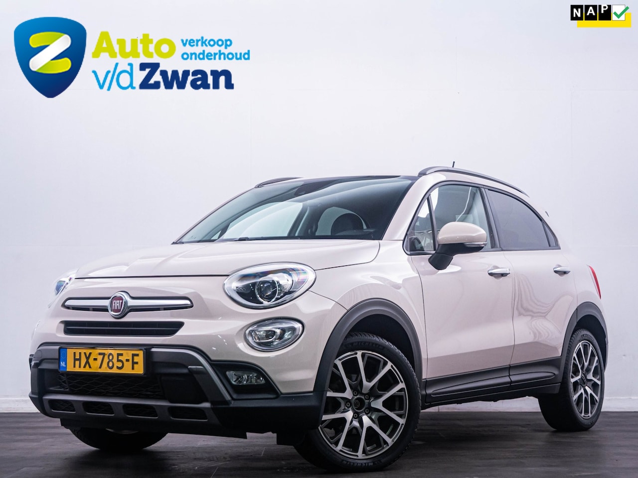 Fiat 500 X - 1.4 Turbo MultiAir Lounge 'Automaat' Keyless|PDC! - AutoWereld.nl