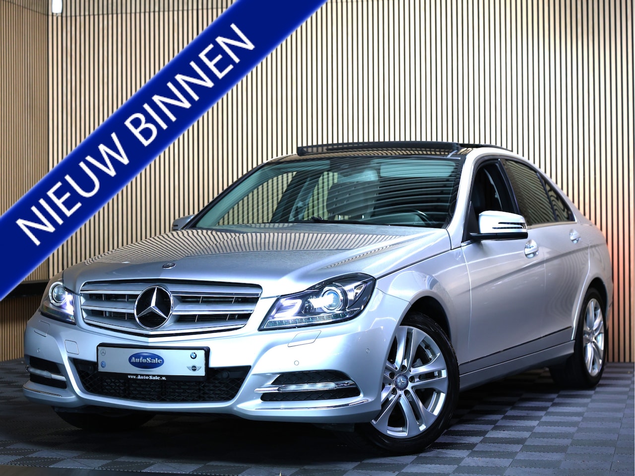 Mercedes-Benz C-klasse - 180 Edition Avantgarde AUTOMAAT PANO NAVI CLIMA STOELVW PDC BT "12 - AutoWereld.nl