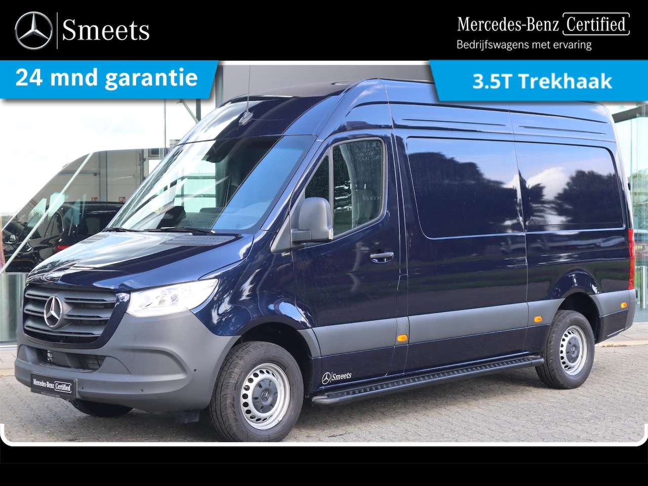 Mercedes-Benz Sprinter - 317 CDI L2H2 3.5T TREKHAAK NAVI CARPLAY/ANDROID AUTO VOORBER. 3,5T AHW - AutoWereld.nl