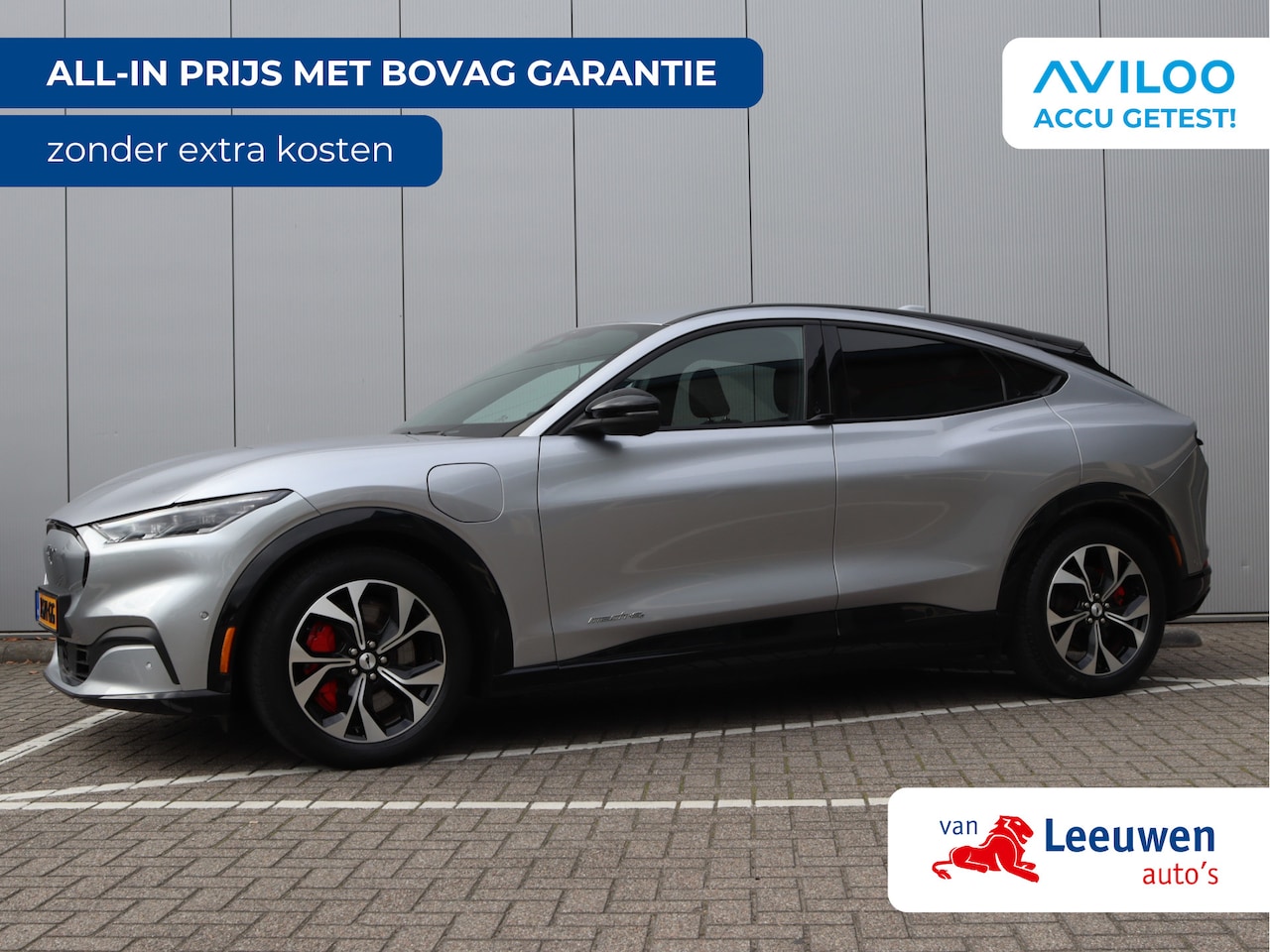 Ford Mustang Mach-E - AWD 75 kWh | Trekhaak | SOH 92,3% | B&O | 360 Camera - AutoWereld.nl