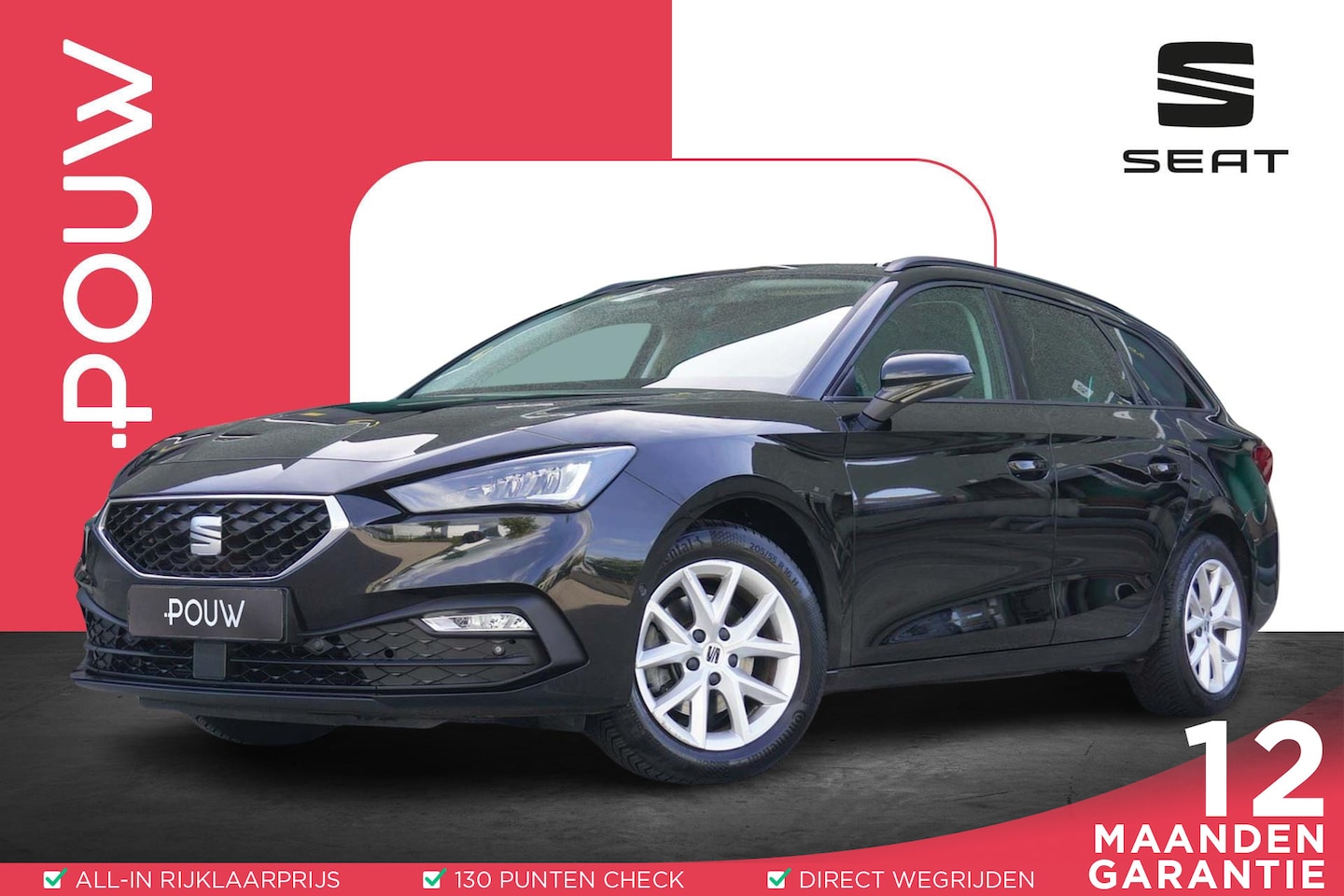 SEAT Leon Sportstourer - 1.0 TSI 110pk Style Business Intense | Camera | Full Link | All Season Banden - AutoWereld.nl