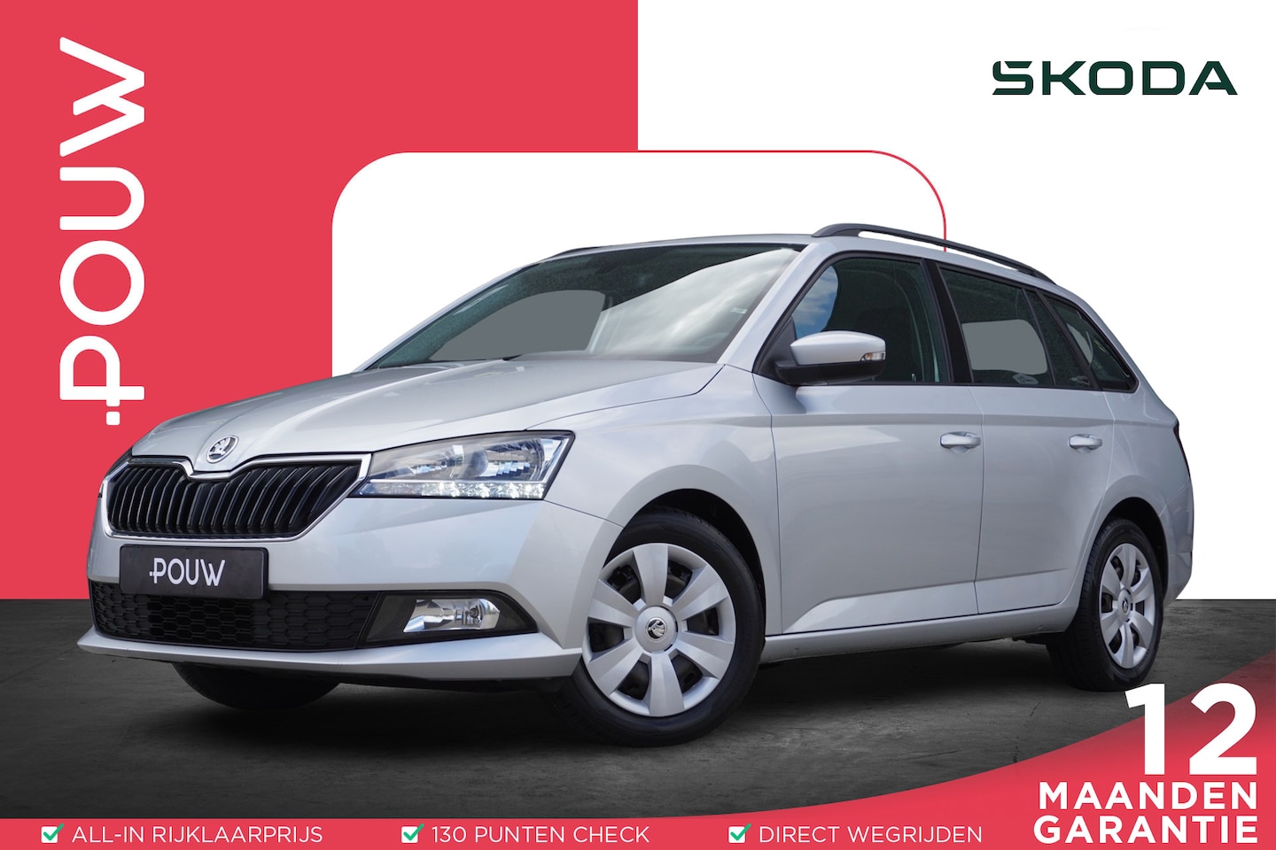Skoda Fabia Combi - 1.0 TSI 95pk Ambition | Navigatie | Smartlink | PDC Achter | Cruise Control - AutoWereld.nl