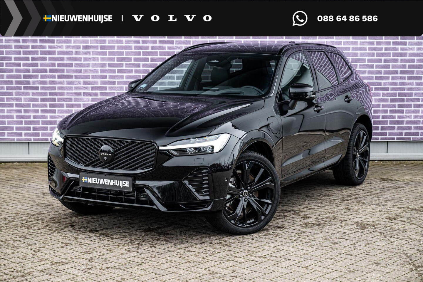 Volvo XC60 - 2.0 T6 Plug-in Hybrid AWD Ultra Black Edition | PHEV | Facelift | Trekhaak | Harman Kardon - AutoWereld.nl