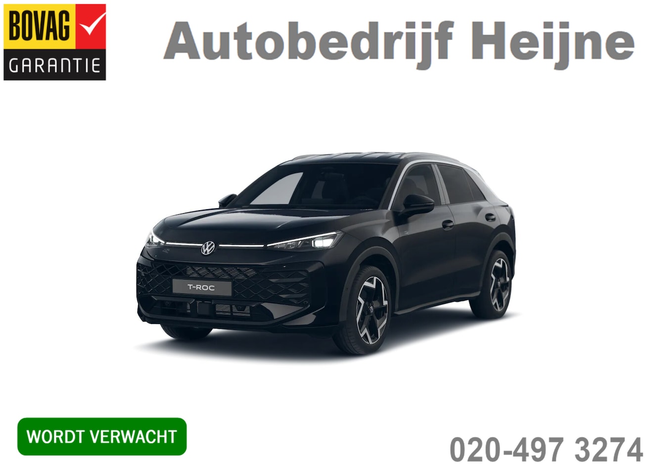 Volkswagen T-Roc - 1.5 eTSI 150PK DSG R-LINE SPORT IQ.LIGHT MATRIX/NAVI/CAMERA - AutoWereld.nl