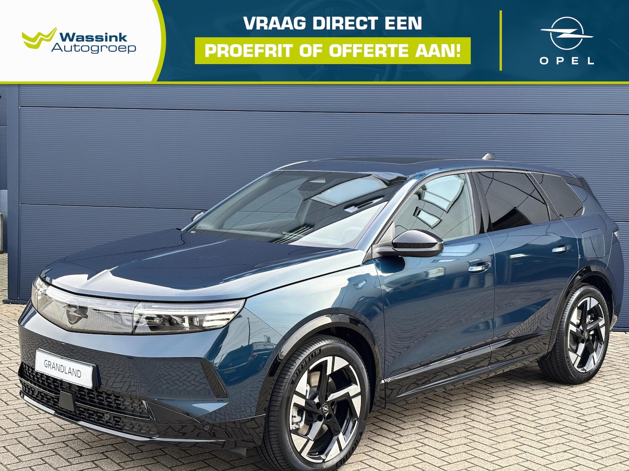 Opel Grandland Electric - Business Edition 73 kWh | Trekhaak | Panorama dak | Nappa leder | Stoelverwarming | Full O - AutoWereld.nl