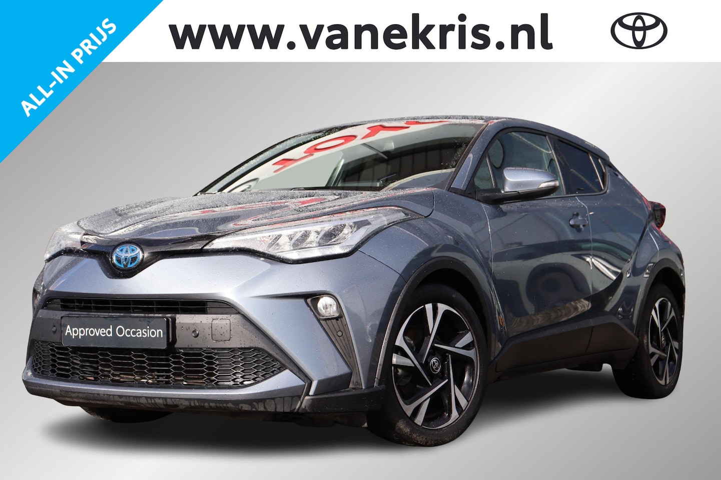 Toyota C-HR - 1.8 Hybrid Style 1.8 Hybrid Style, Limited, NAVI, BSM Apple Carplay / Android Auto, Parkeercamera. - AutoWereld.nl