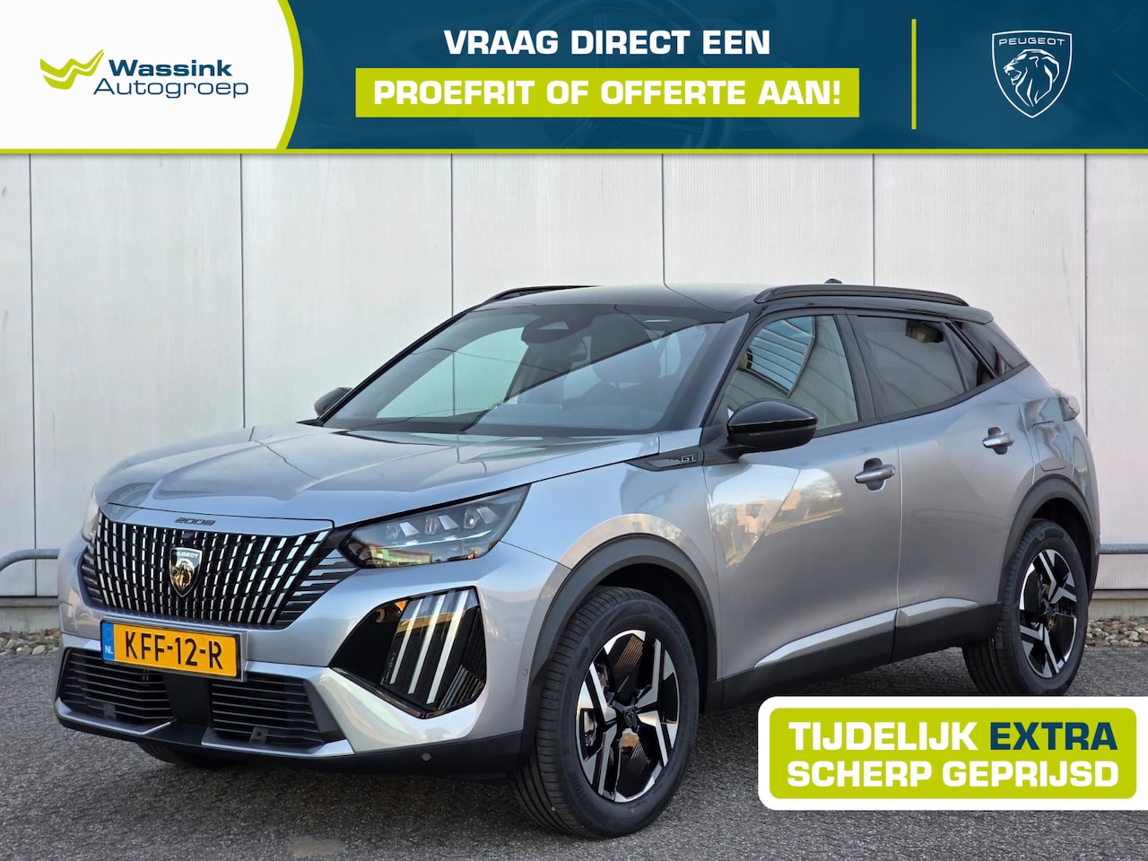 Peugeot 2008 - 1.2 Hybrid 145 GT VOORRAAD VOORDEEL | Navigatie | Parkeercamera | LED | Parkeersensoren | - AutoWereld.nl