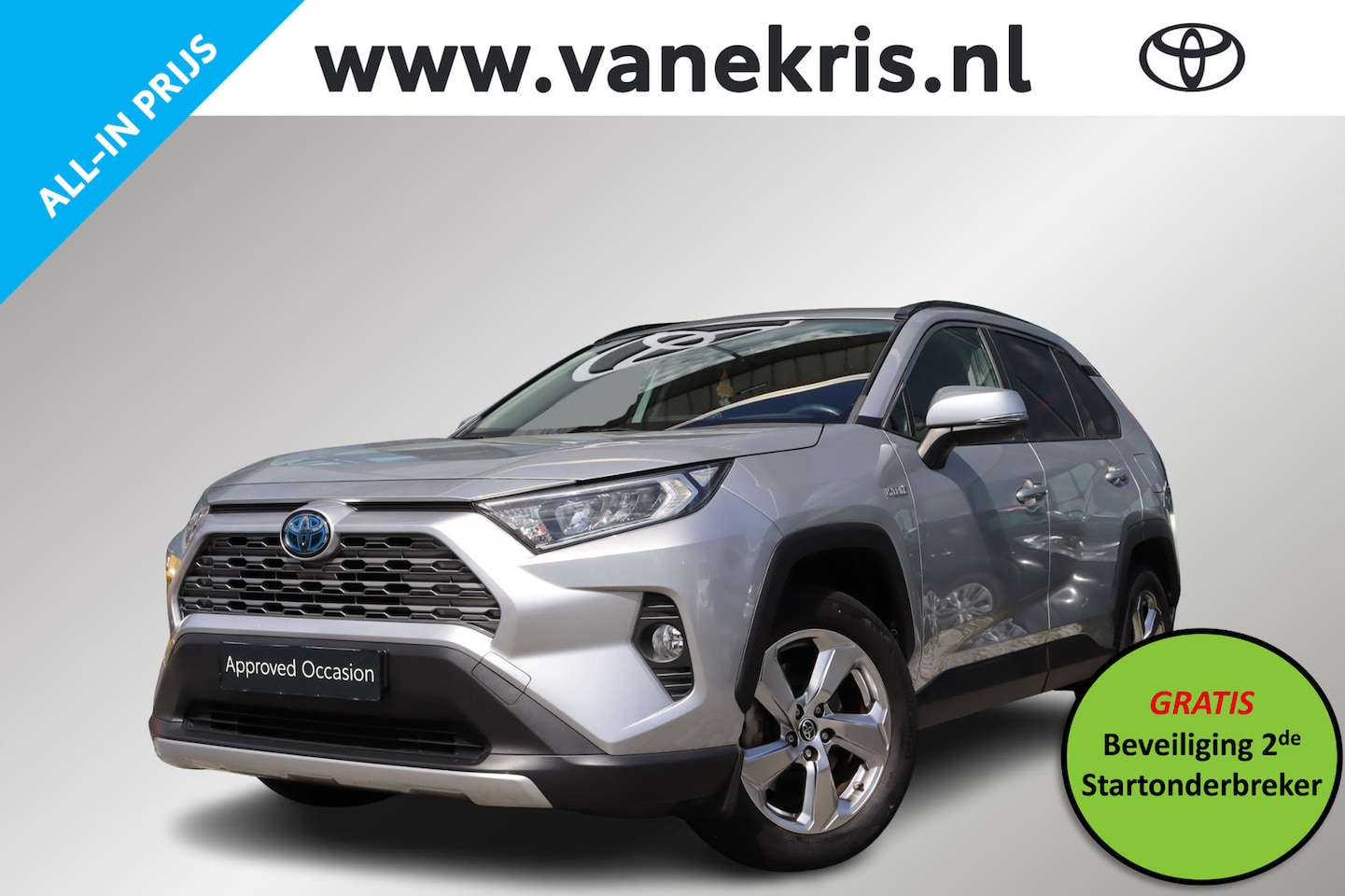Toyota RAV4 - 2.5 Hybrid Dynamic 2.5 Hybrid Dynamic, 18" LM Velgen, Apple carplay / Android Auto, Climate control, Elek ach - AutoWereld.nl
