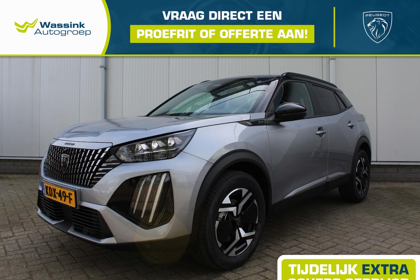 Peugeot 2008 - 1.2 Hybrid 145 GT VOORRAAD VOORDEEL | Navigatie | Parkeercamera | Parkeersensoren | LED | - AutoWereld.nl