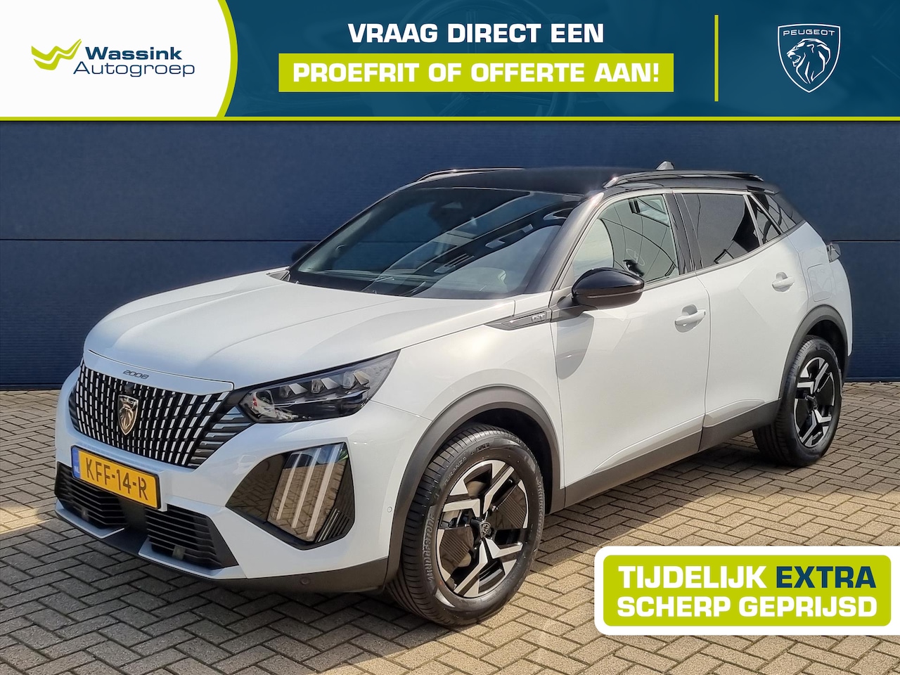 Peugeot 2008 - 1.2 Hybrid 145pk e-DCS6 GT VOORRAAD VOORDEEL | Alcantara Interior | Vision | Navigation | - AutoWereld.nl