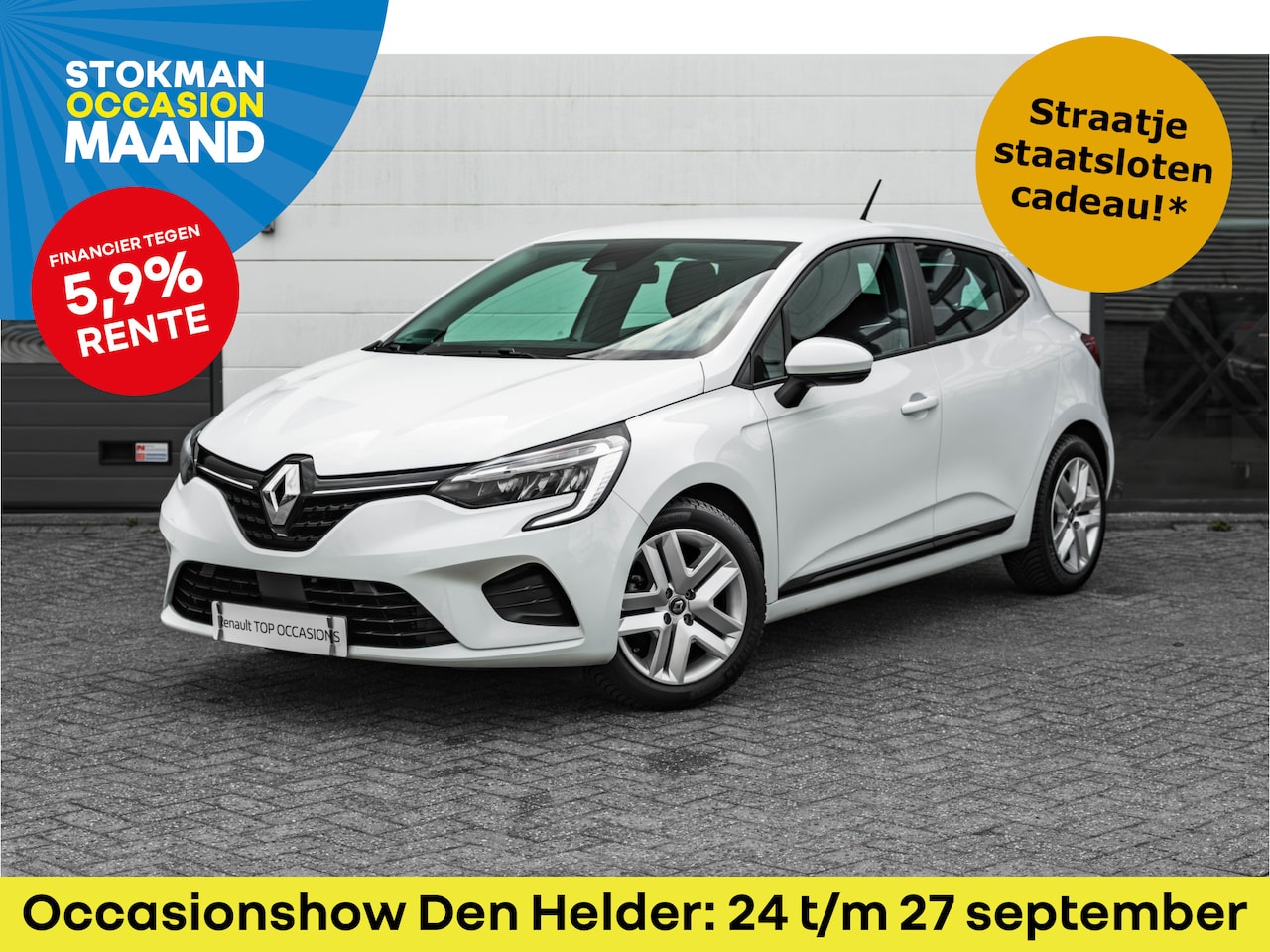 Renault Clio - 1.0 TCe 92 PK Bi-Fuel Zen | 4 seizoensbanden | Airco | NAVI | parkeersensoren achter | App - AutoWereld.nl