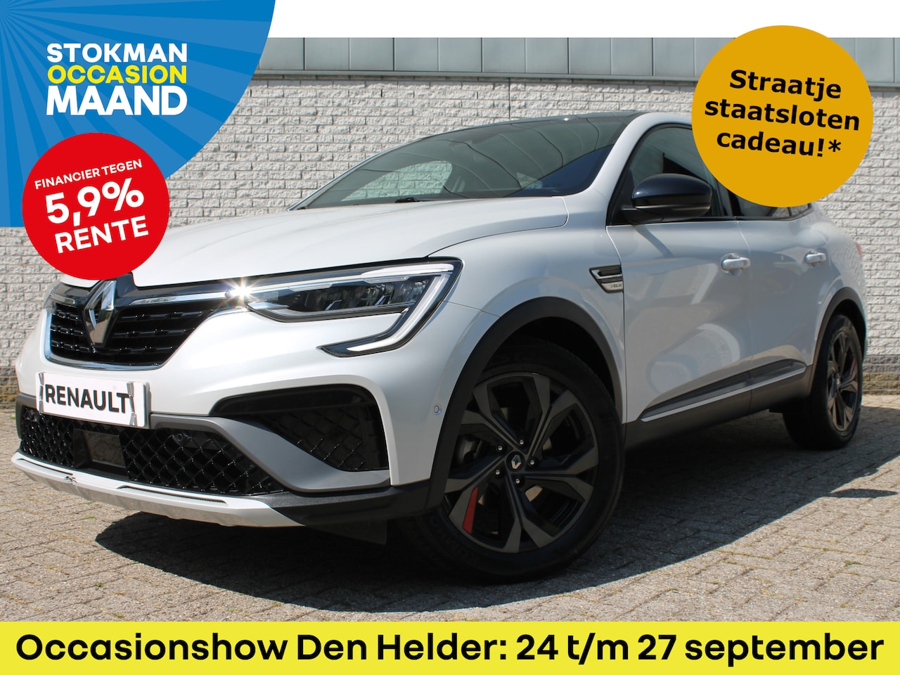 Renault Arkana - 1.6 E-Tech Hybrid 145 R.S. Line | navigatie | lederen bekleding | BOSE audio - AutoWereld.nl