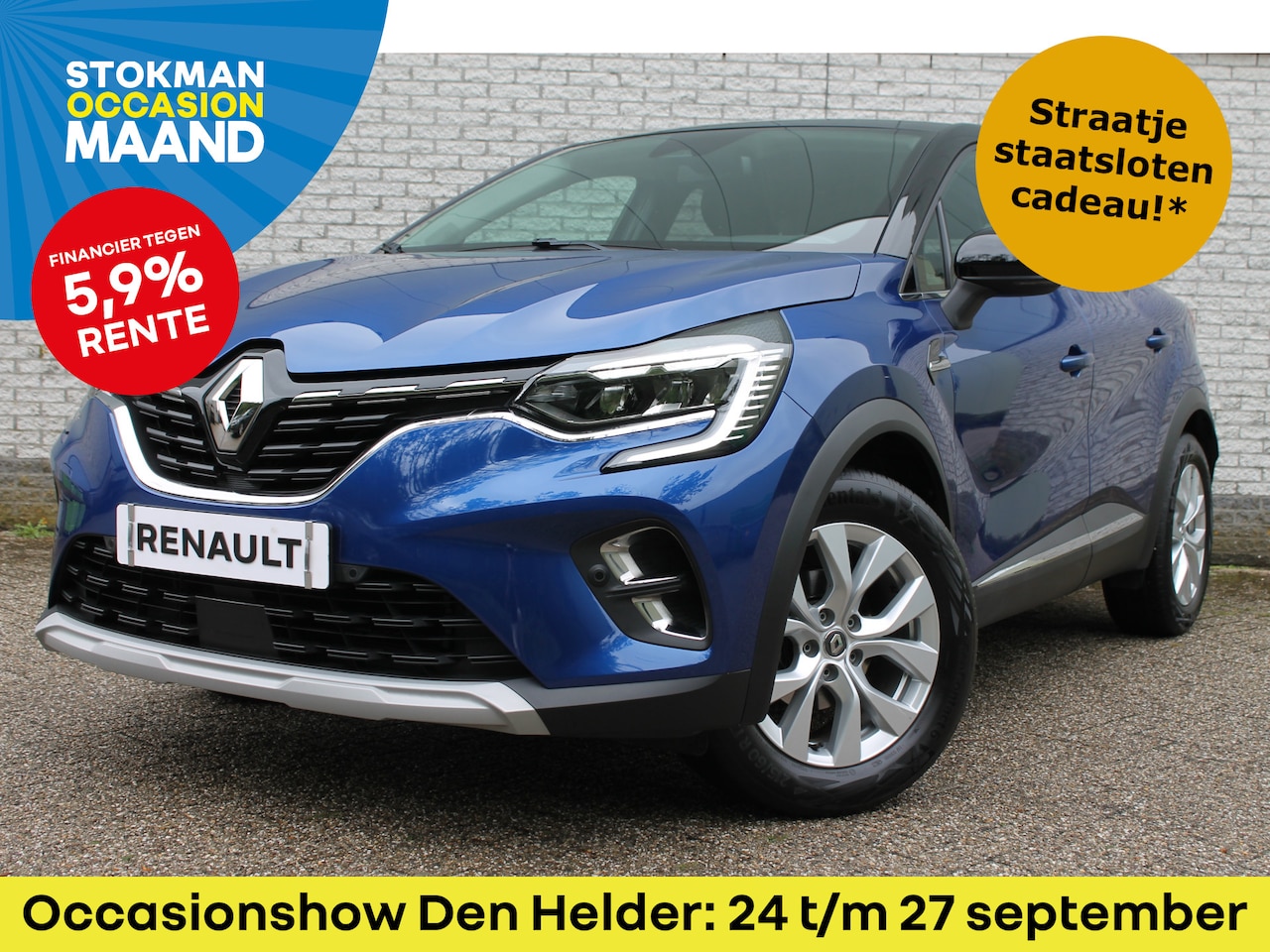 Renault Captur - 1.0 TCe 100 Intens | Navigatie | Climat | Cruise | Lm Velgen | Camera - AutoWereld.nl
