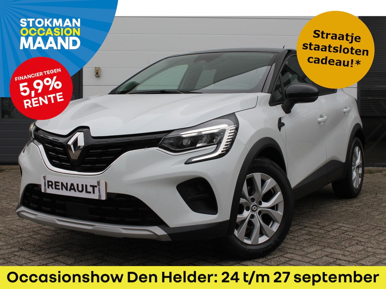 Renault Captur - 1.0 TCe 100 Bi-Fuel Zen | Trekhaak | LM Velgen | Parkeersensoren achter | Apple car play | - AutoWereld.nl