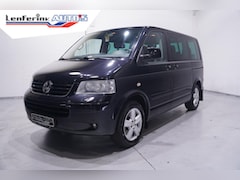 Volkswagen Transporter Multivan - 3.2 V6 235 pk Highline 4-Motion 7-zits Leder Grijs Elek. Schuifdeuren, Airco ECC, Cruise C