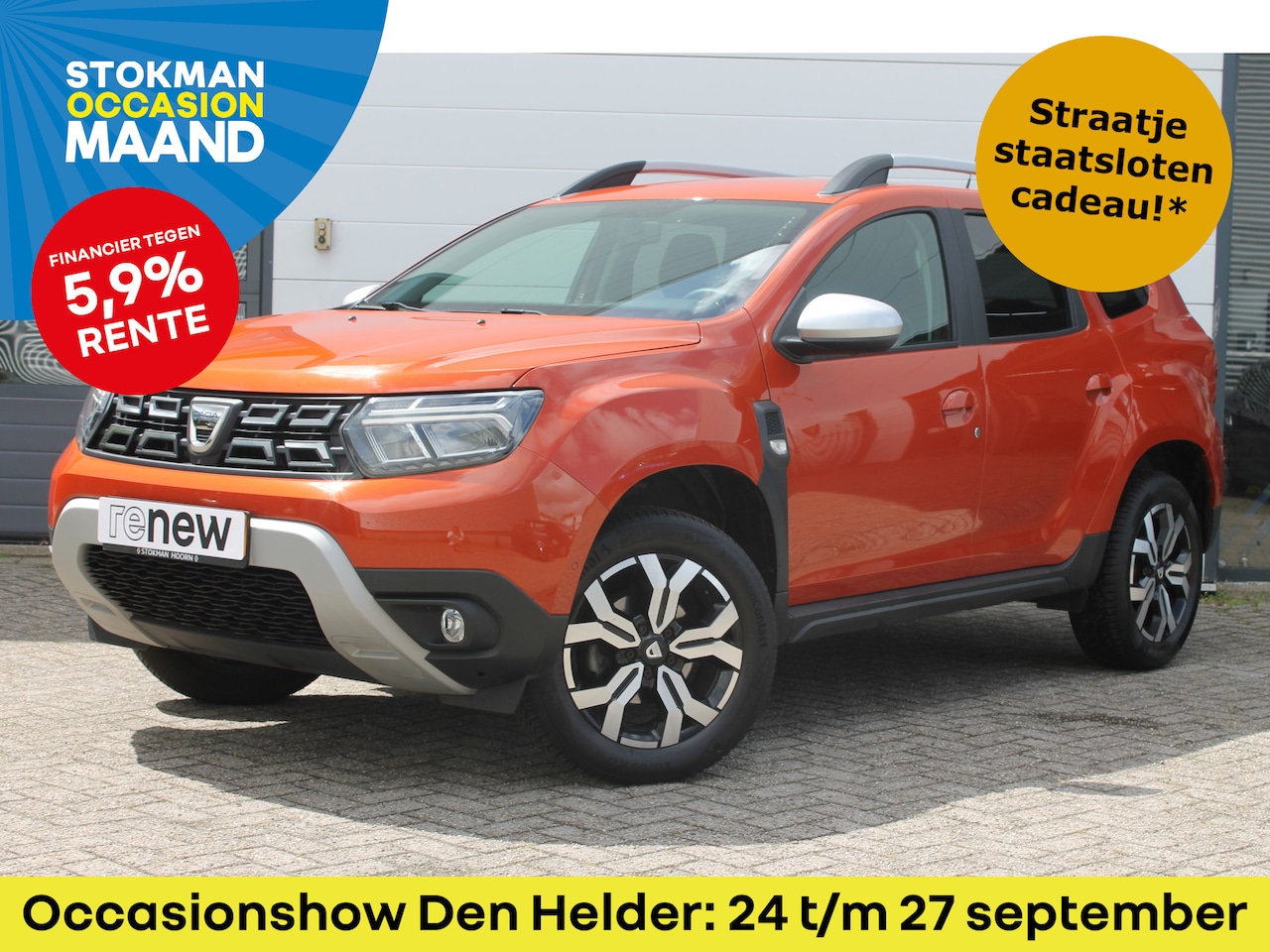 Dacia Duster - 1.0 TCe Bi-Fuel Prestige | navigatie | climate control | 360 camera - AutoWereld.nl