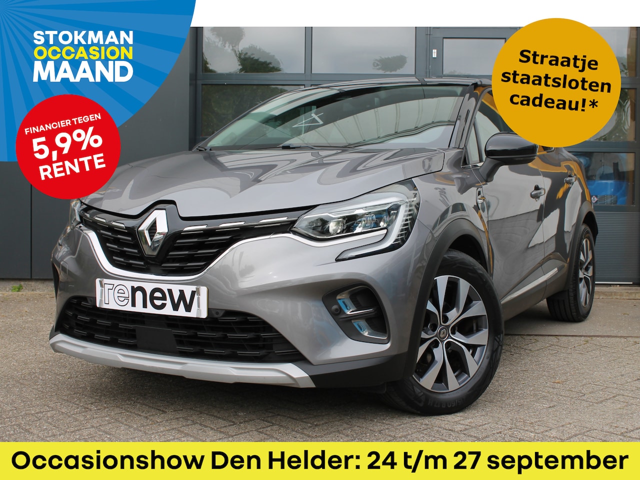 Renault Captur - 1.3 TCe 140 Mild Hybrid EDC AUT Intens | Navigatie | Camera | Cruise | Climate Control - AutoWereld.nl