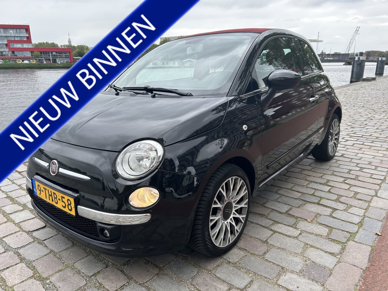 Fiat 500 C - 0.9 TwinAir Lounge Cabrio airco leer keurige auto - AutoWereld.nl