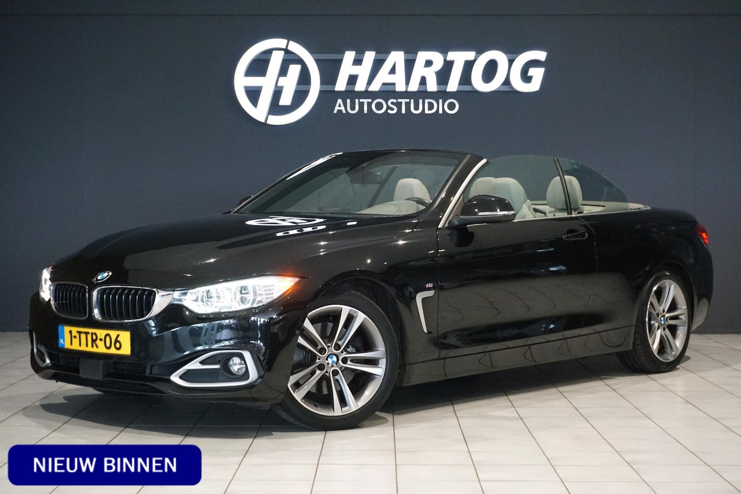 BMW 4-serie Cabrio - 428i High Executive + NEKVERWARMING | HARMAN/KARDON | 360 CAMERA | STUURVERWARMING | HUD - AutoWereld.nl