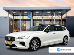 Volvo V60 - T8 Recharge Plus Dark | 18" Allseason | Trekhaak | Panoramadak | Head-Up | 360 Camera | El