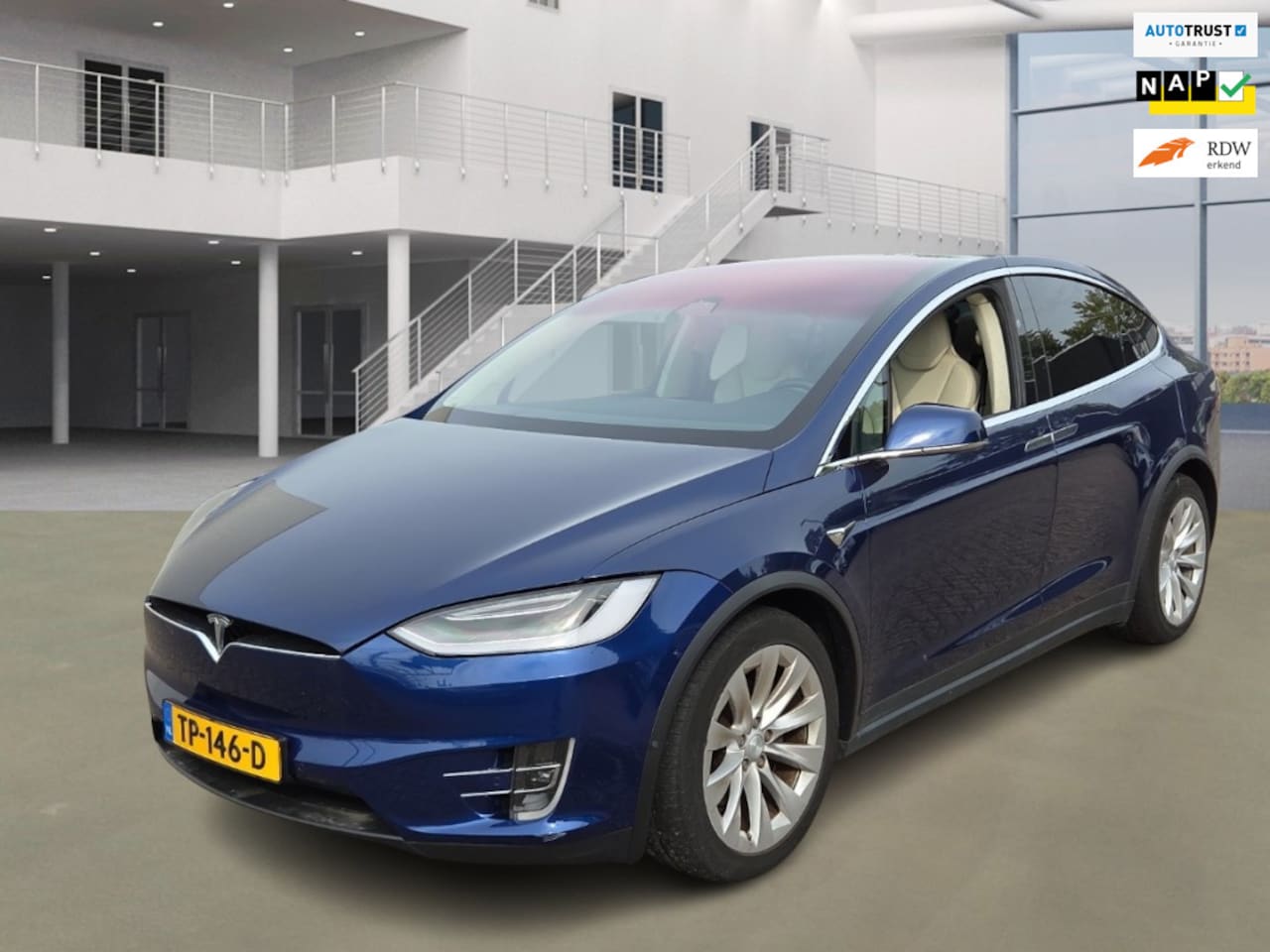 Tesla Model X - 75D Base 7p. 75D Base 7p. - AutoWereld.nl