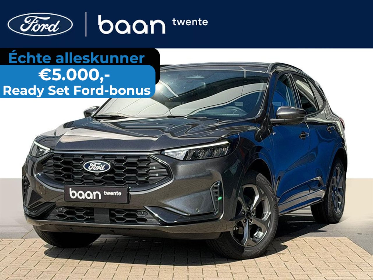 Ford Kuga - 2.5 PHEV ST-Line | Trekhaak wegkl. | Driver ass. Pack | Winter Pack | Magnetic Grey - AutoWereld.nl