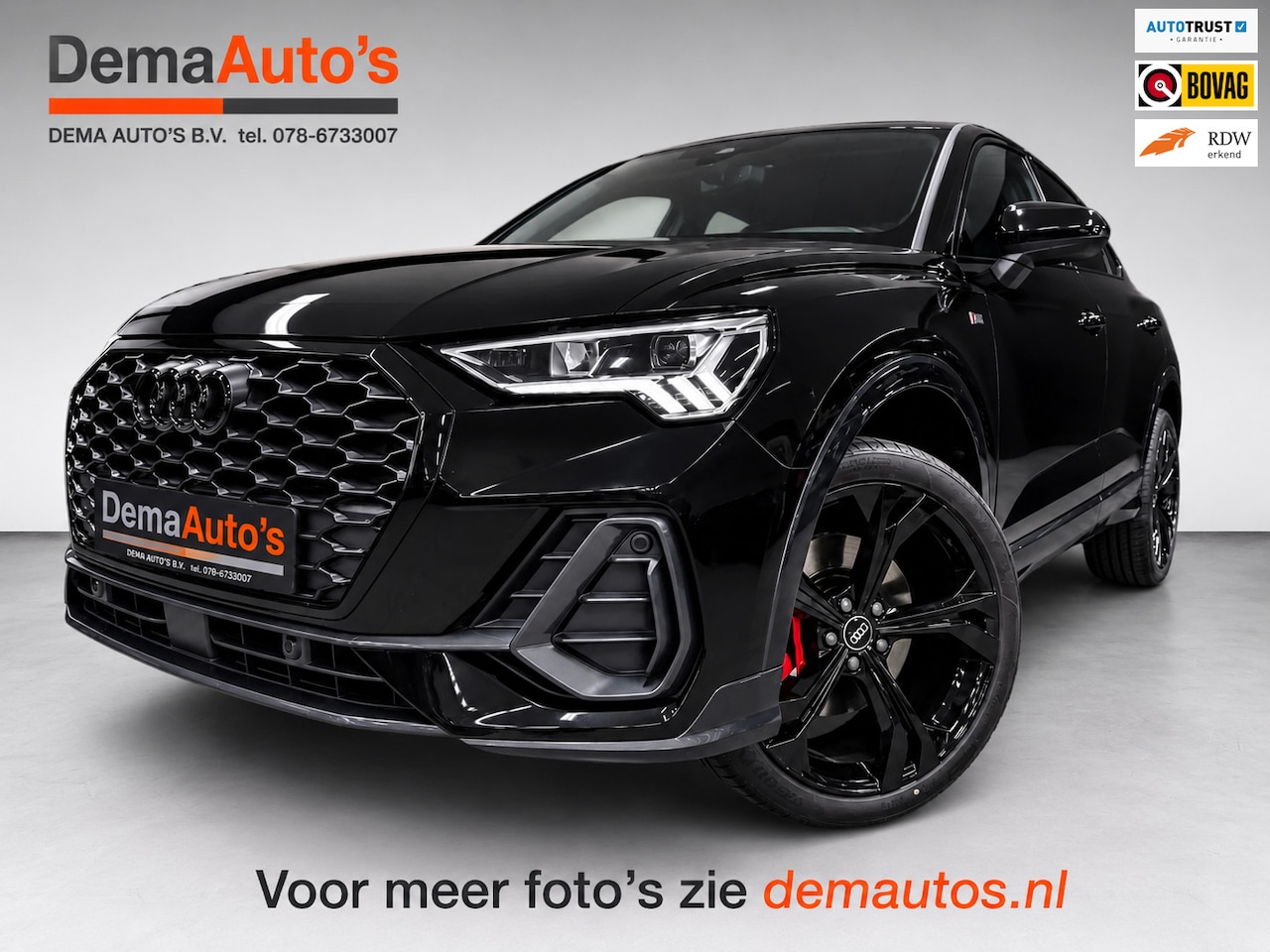 Audi Q3 Sportback - 45 TFSI e 3X S-LINE 20" NAVI/V-COCKPIT/SFEERVERL/CARPLAY/ADAPT-CRUISE/DAB/CAM/// - AutoWereld.nl