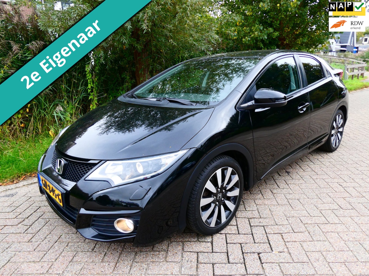 Honda Civic - 1.4 Elegance 100pk 5-deurs 2e eig. Clima Cruise LED Historie - AutoWereld.nl