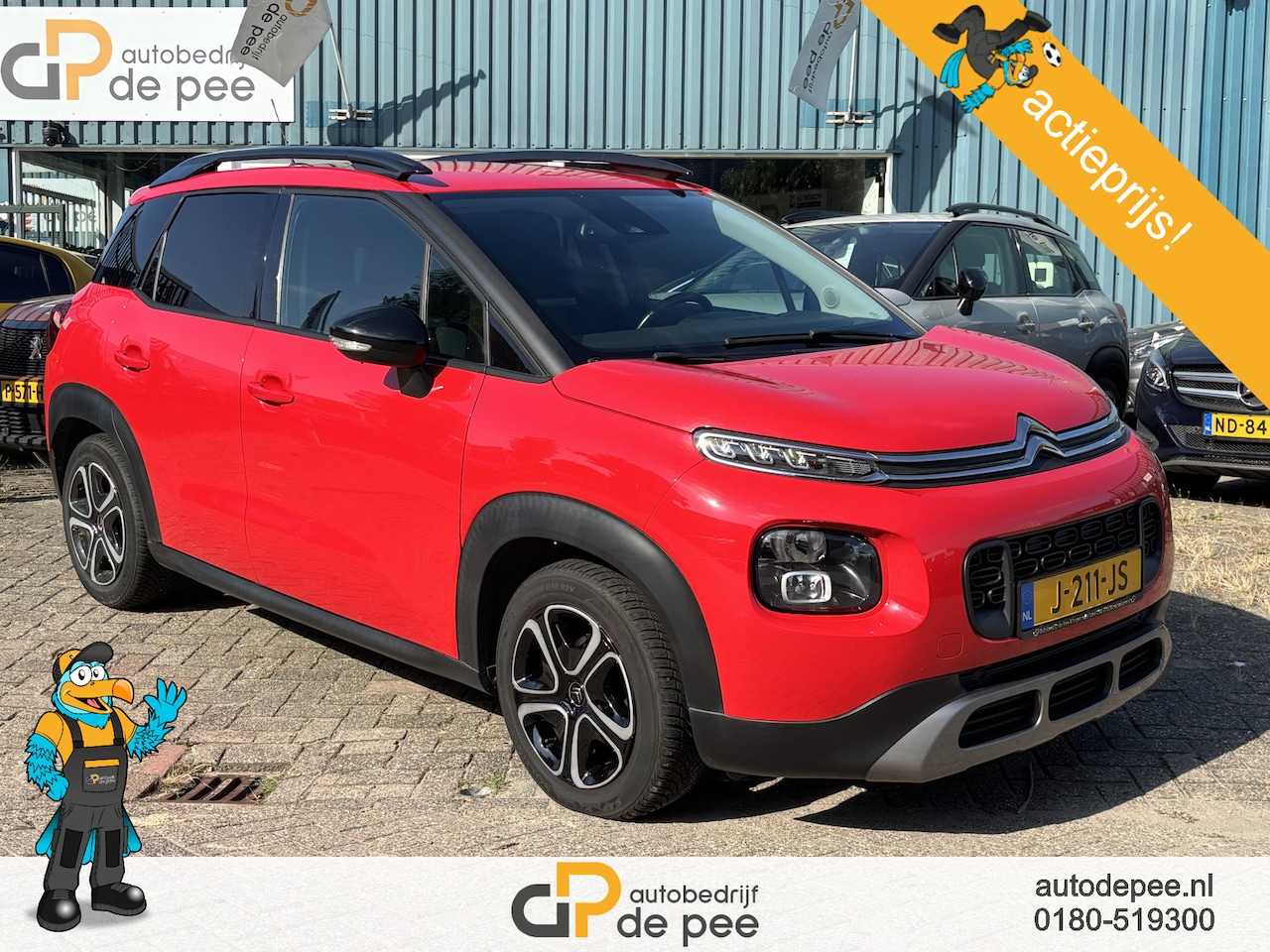 Citroën C3 Aircross - 1.2 PureTech Feel GARANTIE/TREKHAAK/CRUISE/CLIMA/CARPLAY/PARKEERSENSOREN rijklaarprijs! - AutoWereld.nl