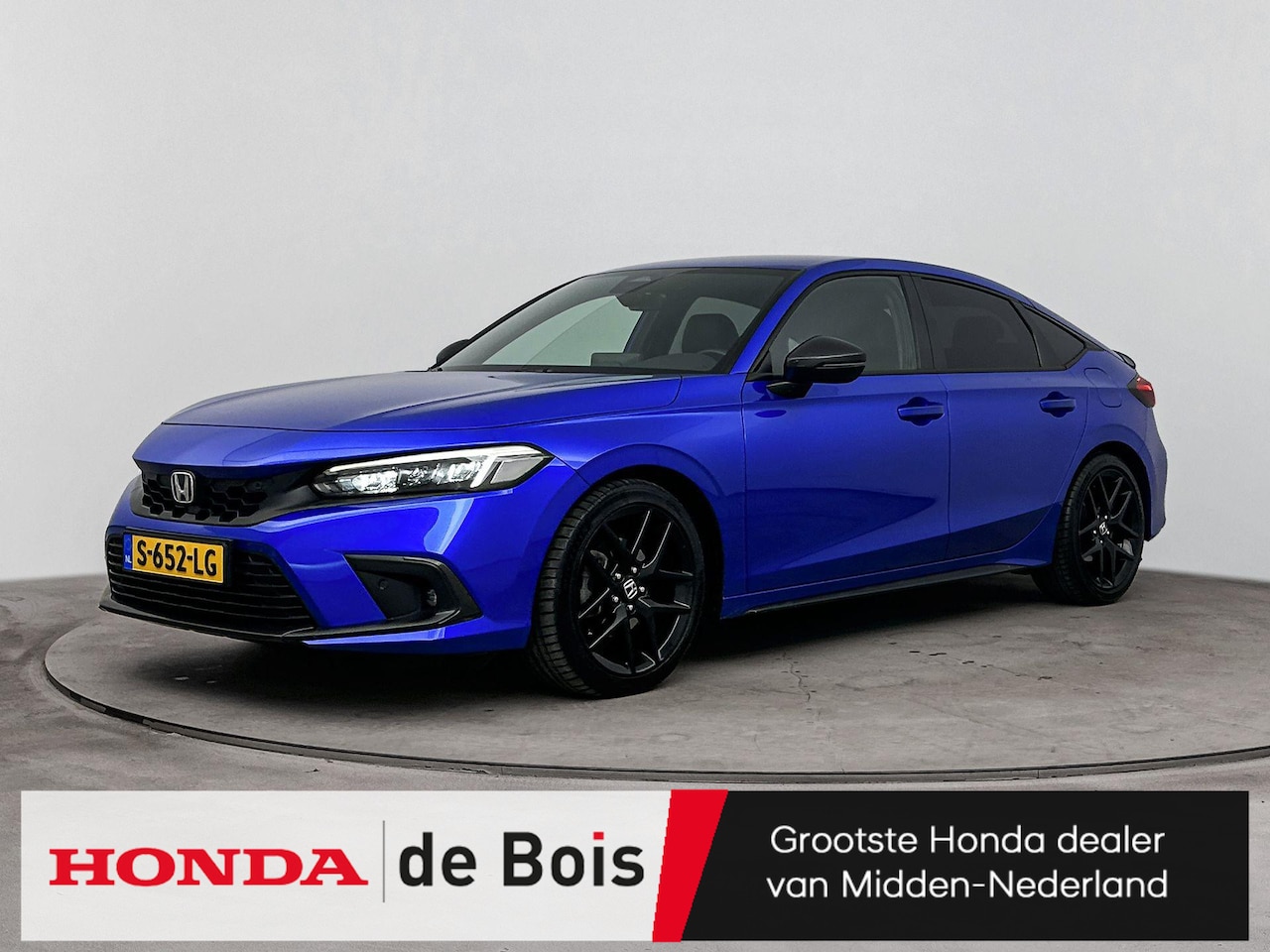Honda Civic - 2.0 e:HEV Sport | 1e Eig! | Tot 10e jaar garantie mogelijk!* | 18 Inch | Spoiler | Navigat - AutoWereld.nl