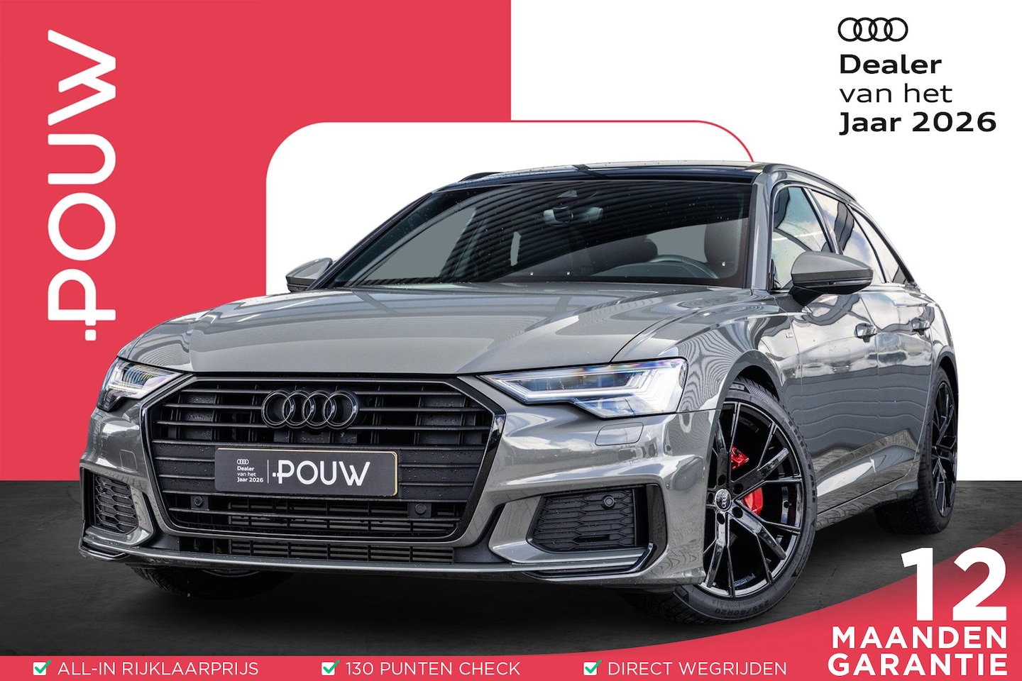 Audi A6 Avant - 40 TFSI 204pk S edition Competition | Panoramadak | B&O Audio | Memory | Achteruitrijcamer - AutoWereld.nl
