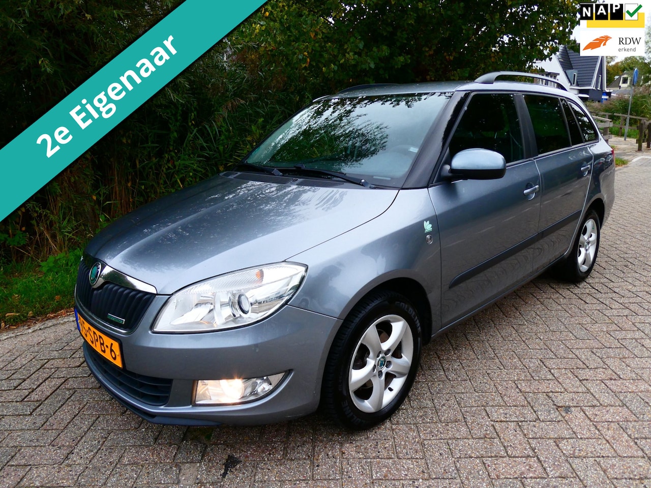 Skoda Fabia Combi - 1.2 TDI 75pk 2e eig. Airco Cruise Trekhaak Zuinig 1 op 25 - AutoWereld.nl