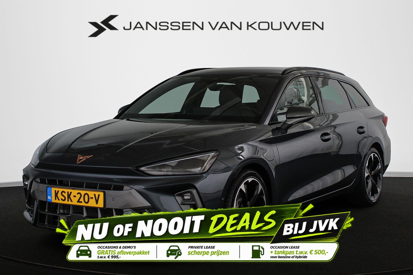CUPRA Leon Sportstourer - 1.5 TSI e-Hybrid Business Stuur/Stoelverwarming Camera Elektrische Achterklep - AutoWereld.nl