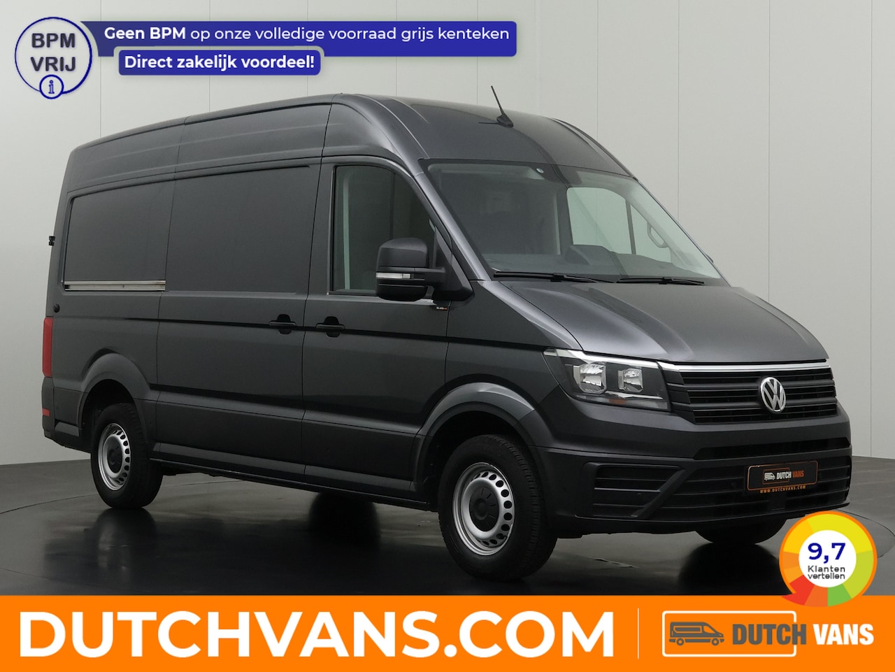 Volkswagen Crafter - 2.0TDi 140PK L3H3 | Trekhaak 3000Kg | Multimedia | Camera | Airco | Cruise | 3-Zits - AutoWereld.nl