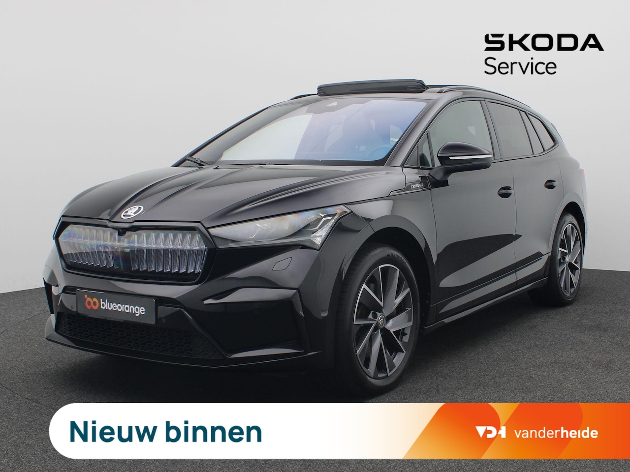 Skoda Enyaq iV - 80 Sportline 204PK Aut. SOH 94,61%, Panoramadak, Trekhaak, Matrix LED Verlichting, Crystal - AutoWereld.nl