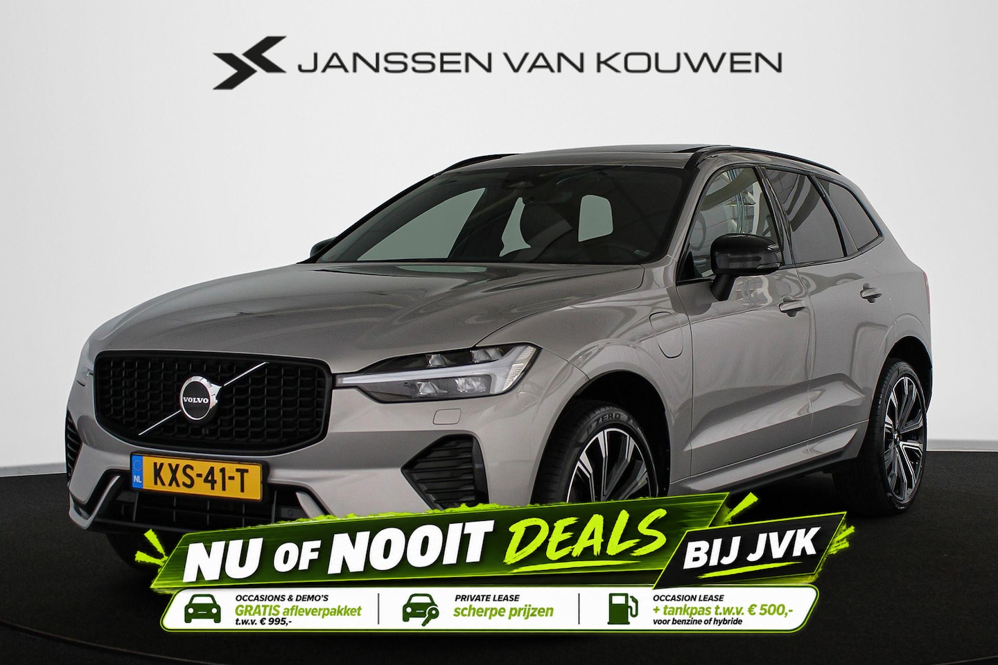 Volvo XC60 - 2.0 T6 Plug-in hybrid AWD R-Design Pano Trekhaak Harman Kardon Stoelverwarming 21" - AutoWereld.nl