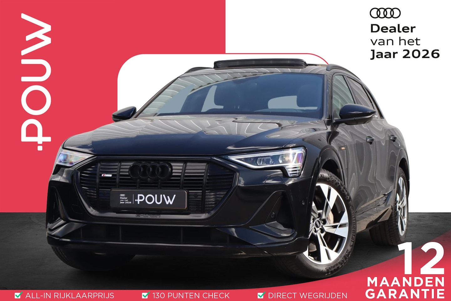 Audi e-tron - 50 313pk quattro S edition 71 kWh | SoH 97% | Panormadak | Adaptive Cruise | Voorstoelen V - AutoWereld.nl