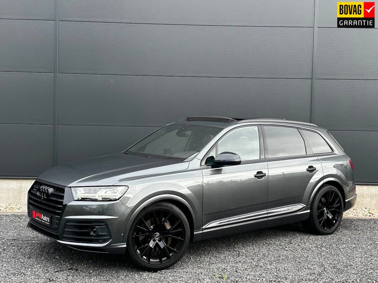 Audi Q7 - 50 TDI quattro S line Edition Grijs Kenteken | Pano | Leder | Luchtvering - AutoWereld.nl