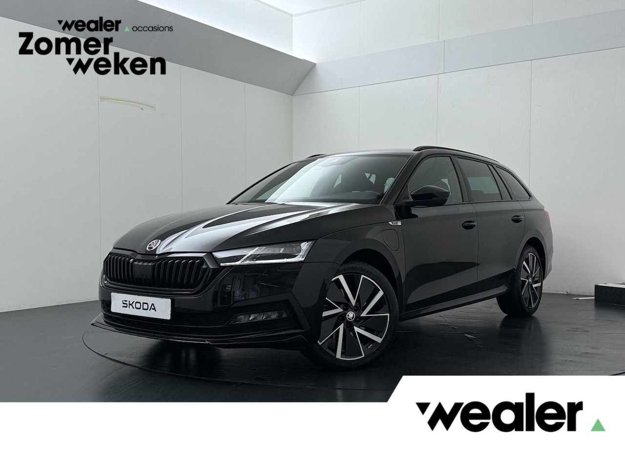 Skoda Octavia Combi - 1.4 TSI iV PHEV Sportline Business | 204 PK | SoH 89% | Achteruitrijcamera | Climate contr - AutoWereld.nl